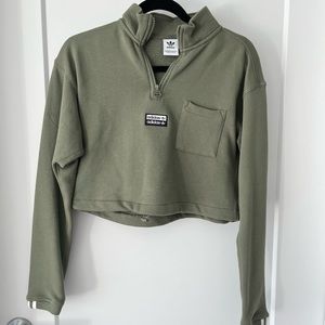 Adidas cropped sweatshirt - perfect condition!!